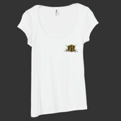 PST Women's Sheer Rib Scoop Neck T-Shirt